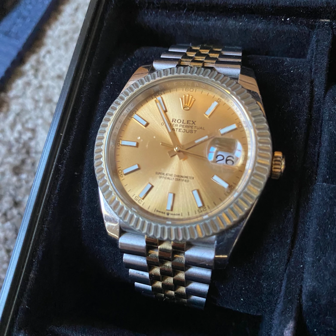 Lyx klocka Rlx two tone  - 90