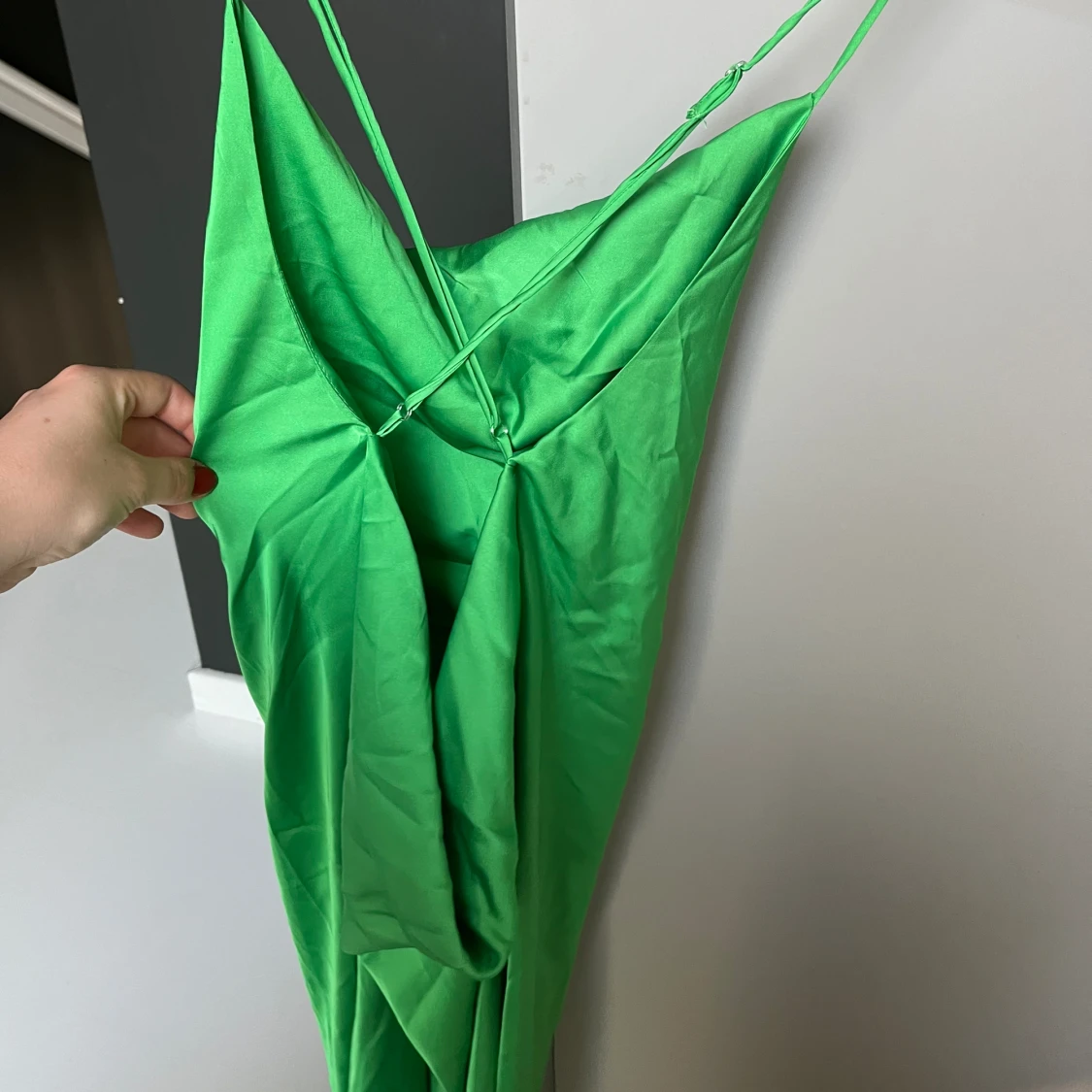 Grön fest klänning - 90