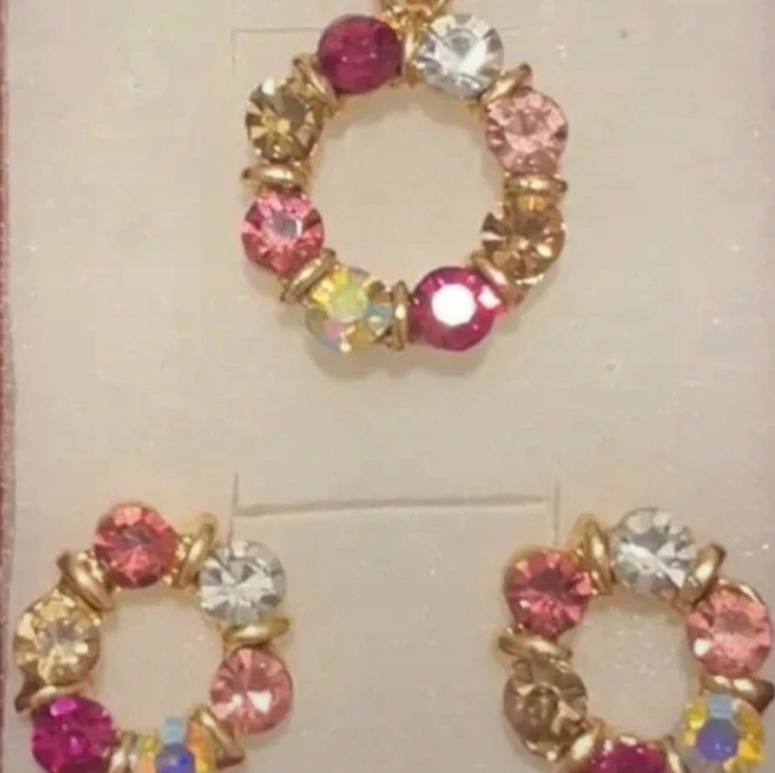 Stone worked 3 pcs set - 91