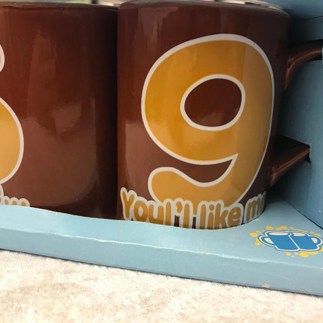 Roliga / Färgglada Porslin Muggar med Texten och Bilder  - 90