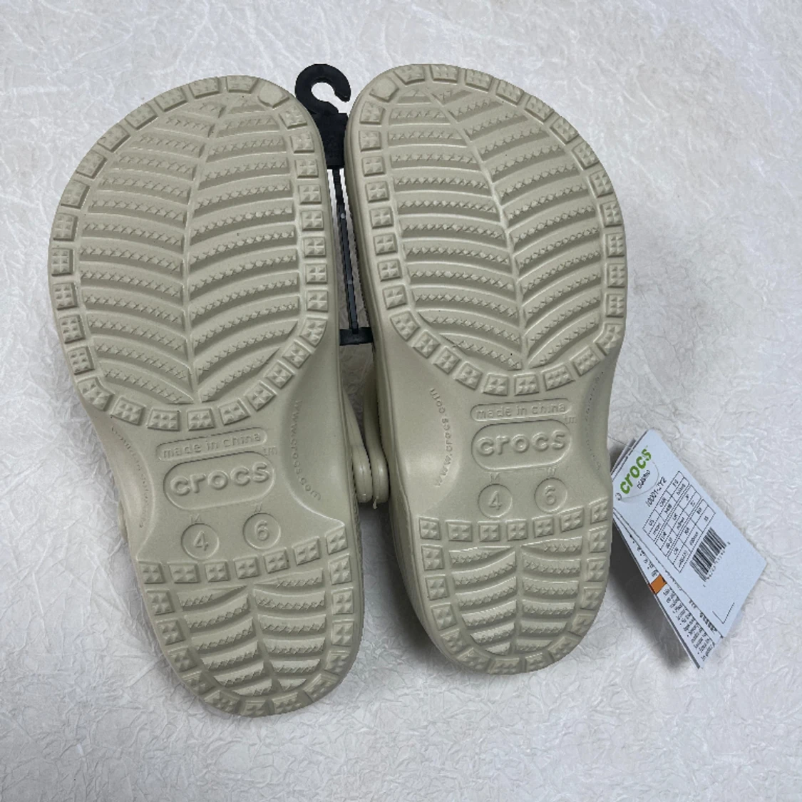 Beige Casual Crocs Women's Size -EUR 37 - 91