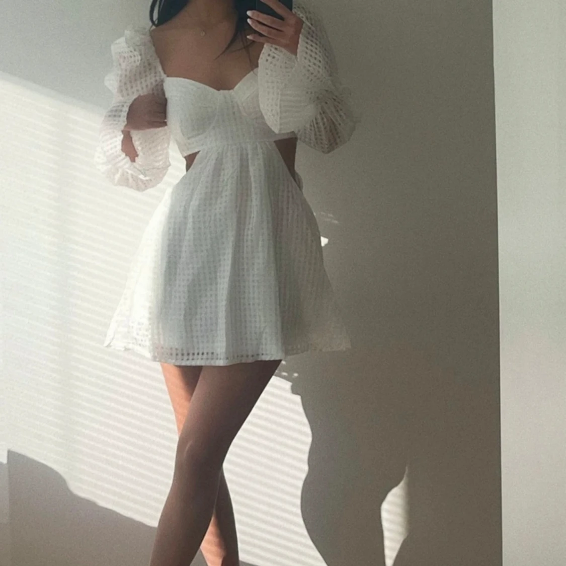 vit klänning/ studentklänning