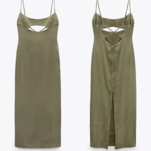 Zara klänning i linne  - Endast använd en gång. 