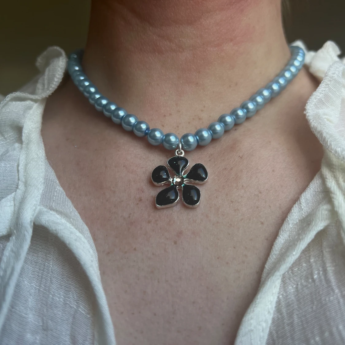 Handgjort halsband  - 90