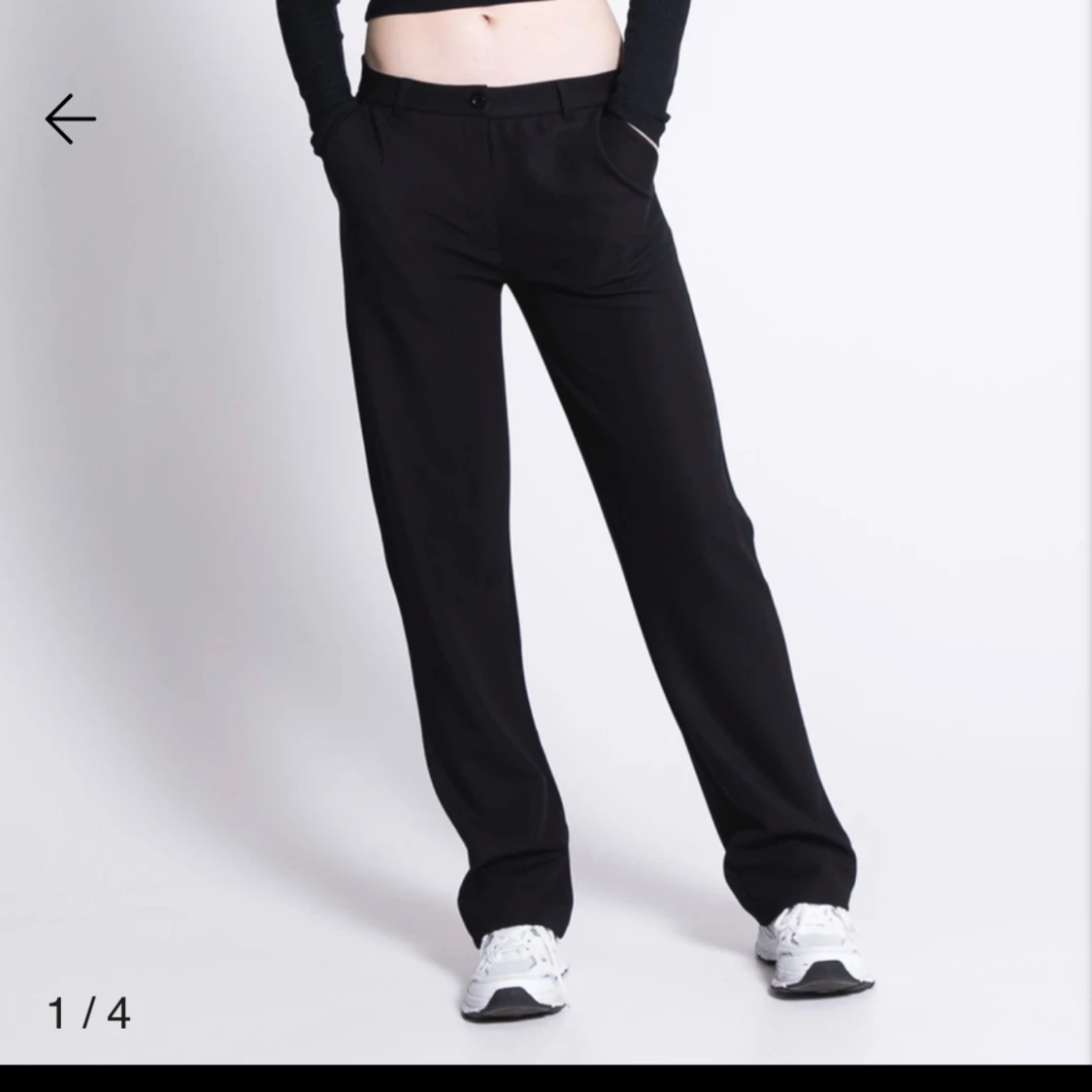 Lågmidjade kostymbyxor