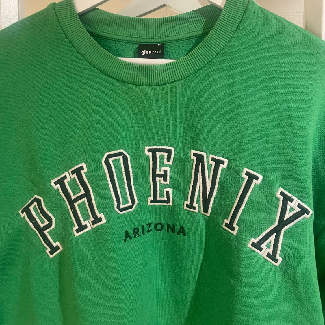 Grön collegetröja - 90