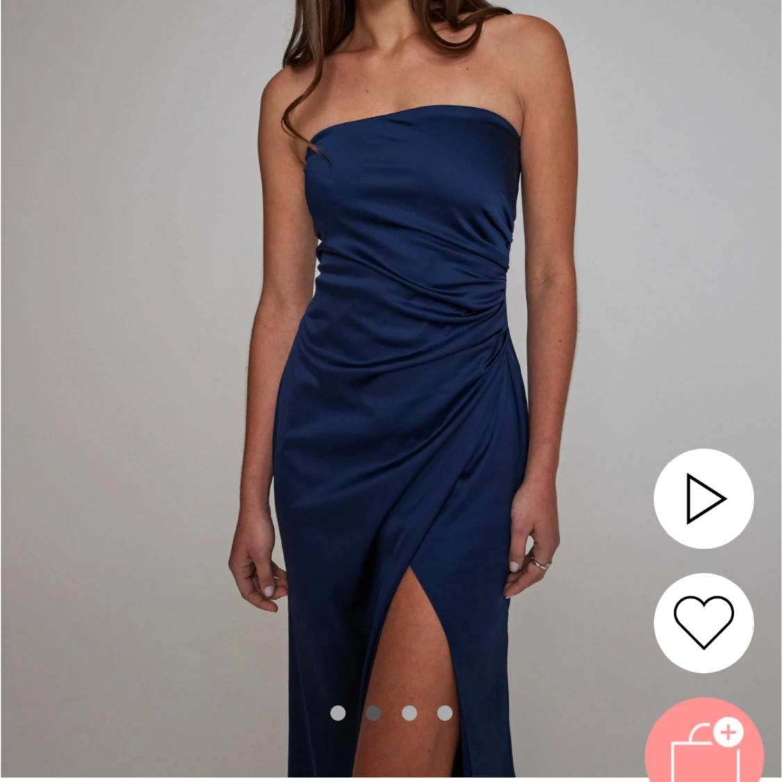 Blå balklänning - 90