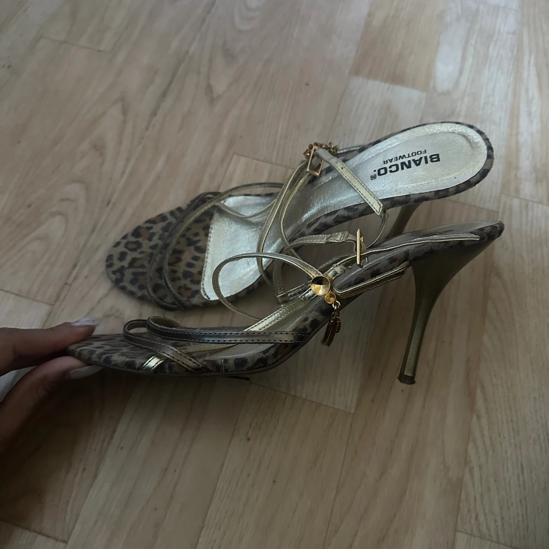 Vintage Leopard klackar  - 91