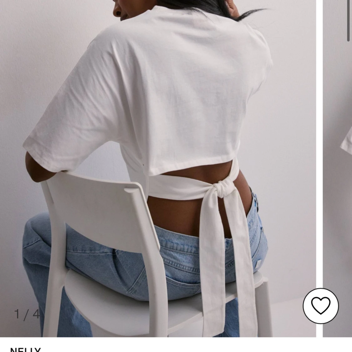 T-shirt med öppen rygg från nelly - 91