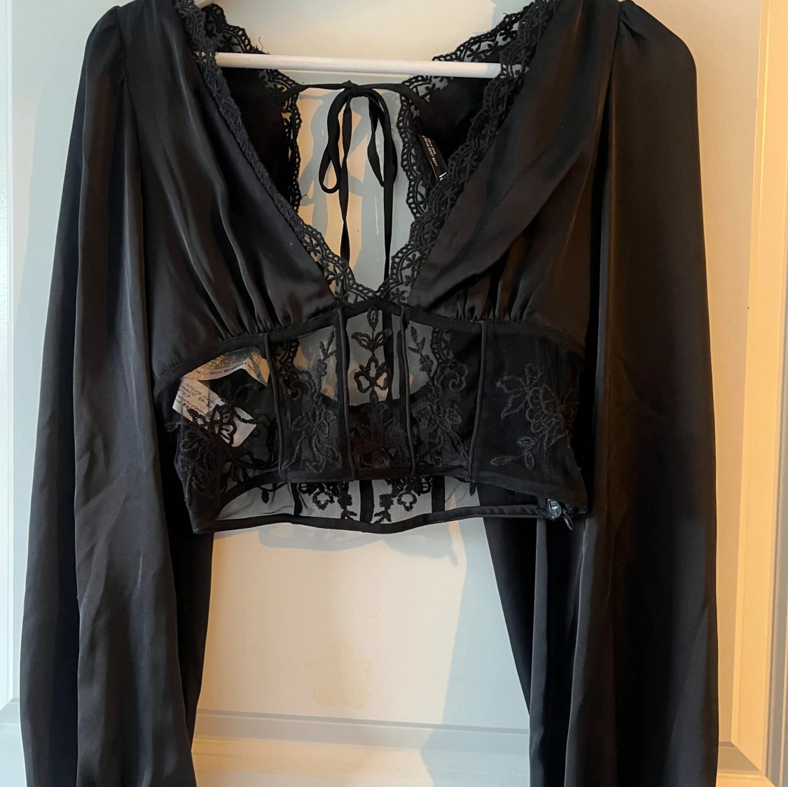 Svart blus från zara