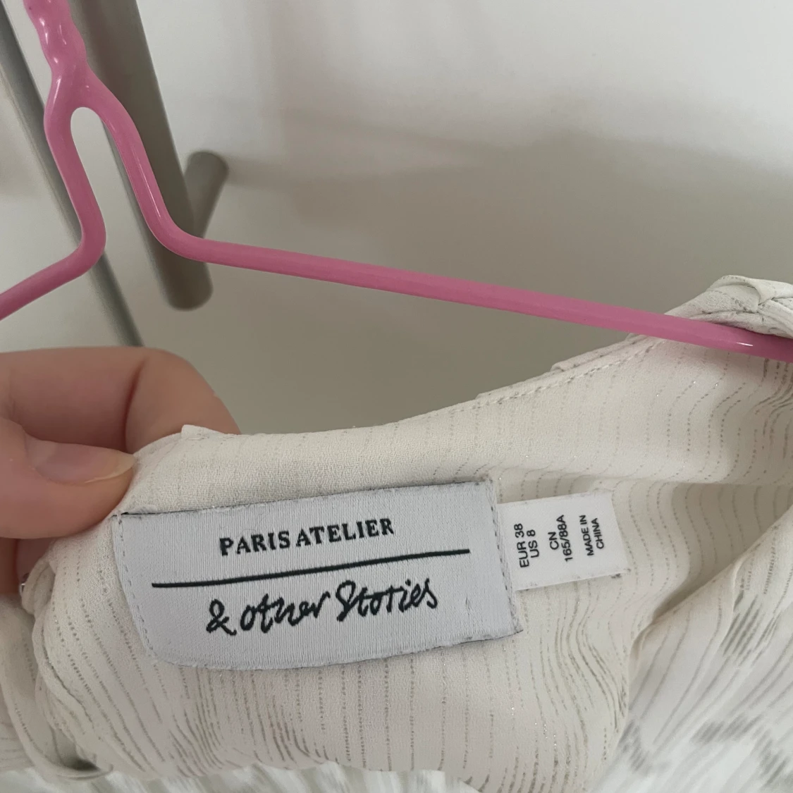 Vit silvriga blus - 92