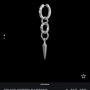 Chaus Queen earing - Säljer mitt jätte fina örhänge i fint skick. Är öppen för byten till 2 stycken av örhänget på bild nummer 2 då ja kan lägga pengar imellan 💓