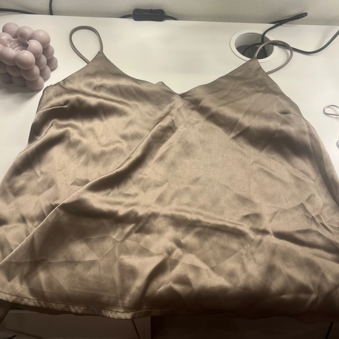 jättefin beige linne