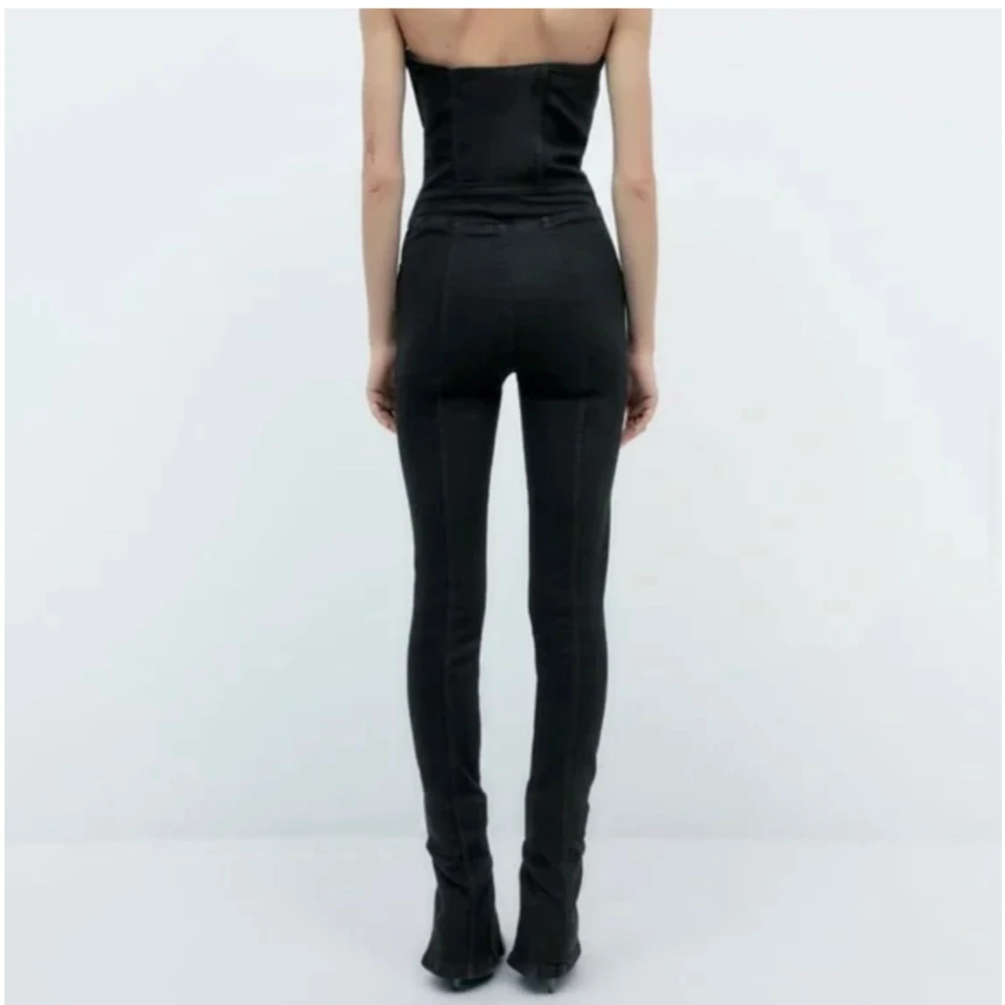 Denim Jumpsuit strapless ZARA - 91