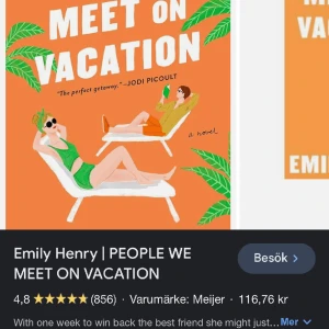 Beach read och people we met om vacation  - Två böcker i ny chick 