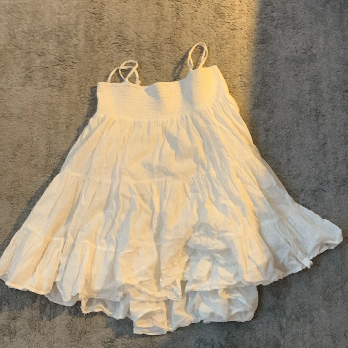 Vit kort Zara klänning💗 - 90