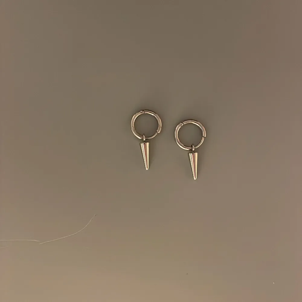 Jag säljer ett par mini  peak hoops steel örhängen från Edblad! Ordinarie pris 349.. Accessoarer.