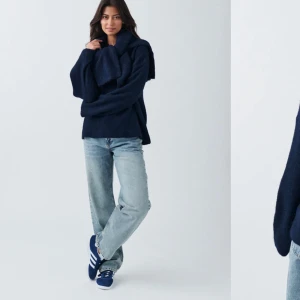 Stickad tröja - Säljer denna trendiga stickade tröjan från Gina Tricot☺️Använd ett fåtal gånger. Endast för bra bud!