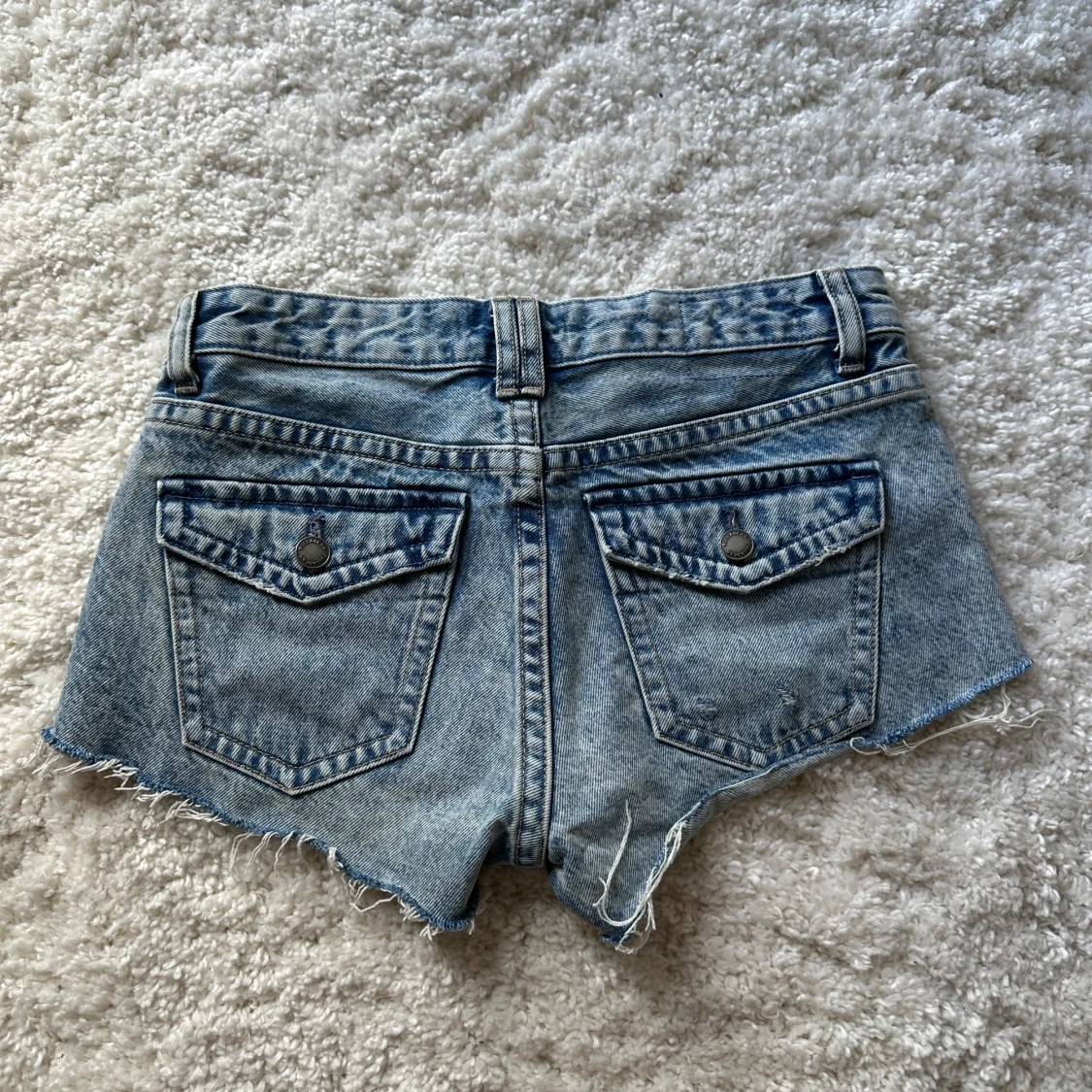 Low waist jeans-shorts   - 1