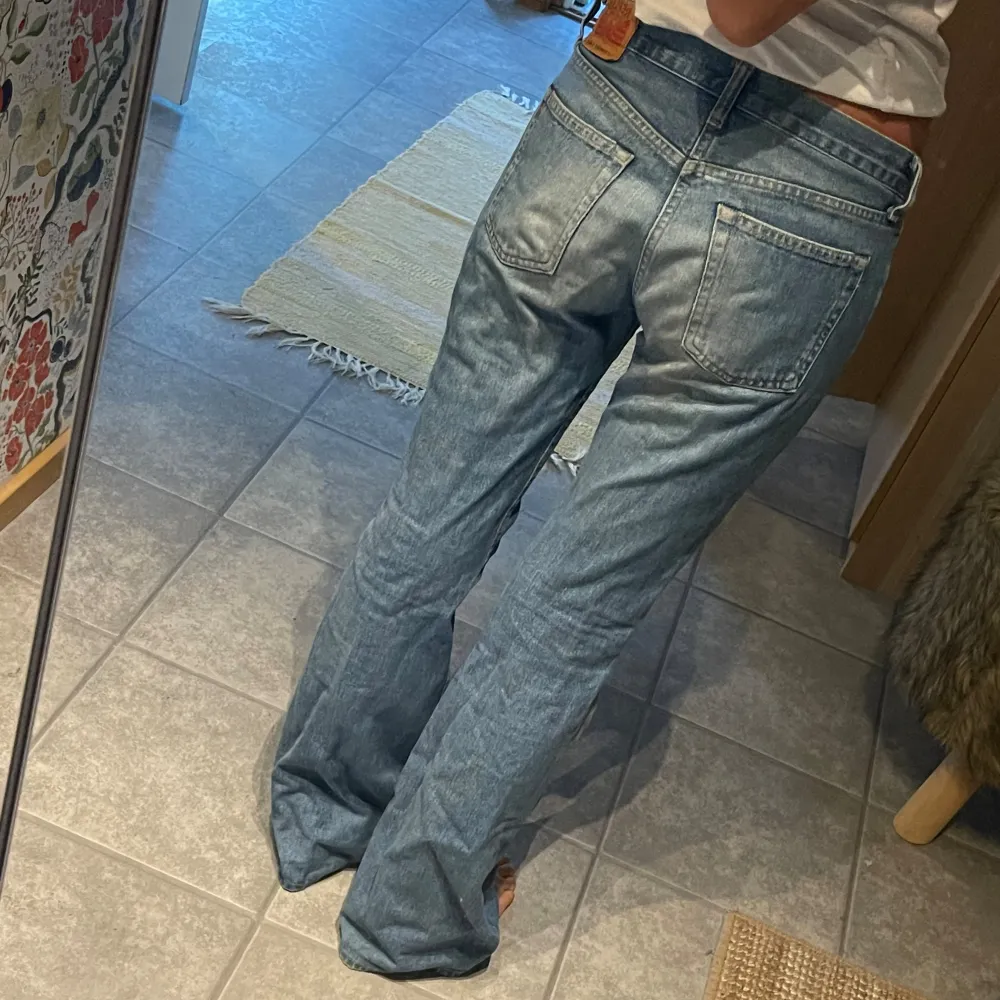 Super snygga bootcut jeans från Replay!❤️as najs färg och sitter super snyggt❤️. Jeans & Byxor.