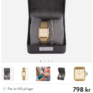 Guldklocka - Nu säljer jag min jättefina klocka från Ur&Penn! Kommer med ett passande armband. Nypris 800kr säljes för 600kr!