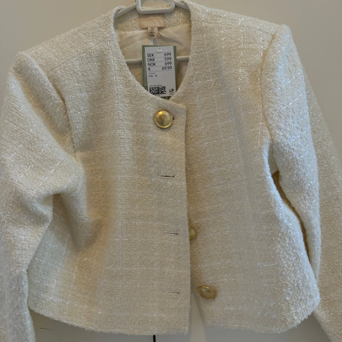 Vit kavaj från H&M - 4