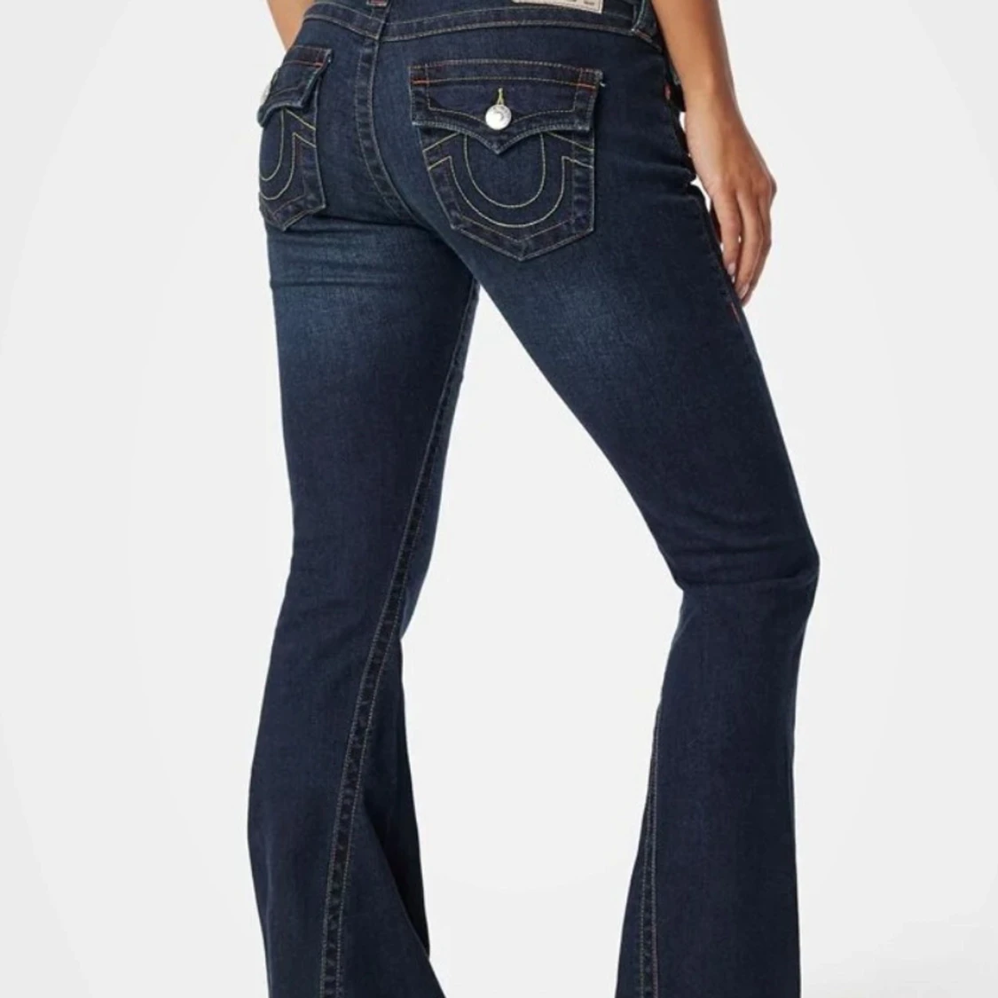 Mörkblå True Religion Joey Flare Jeans - 3