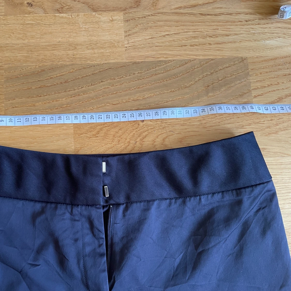 Svarta bootcut kostymbyxor - 3