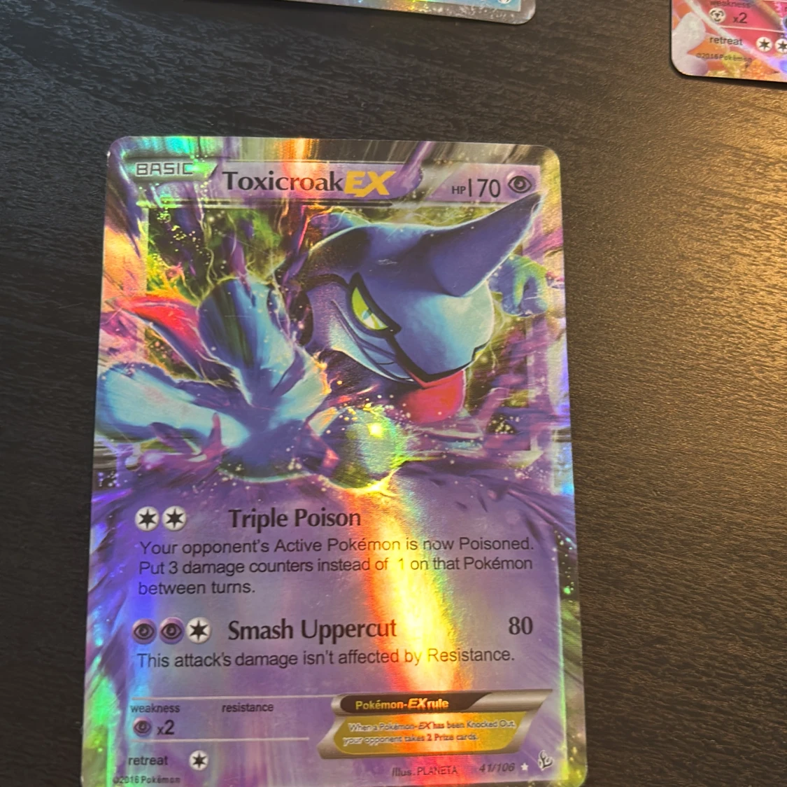 Pokémon EX-kort samling: Rayquaza, Gyarados, Florges, Toxicroak - 4