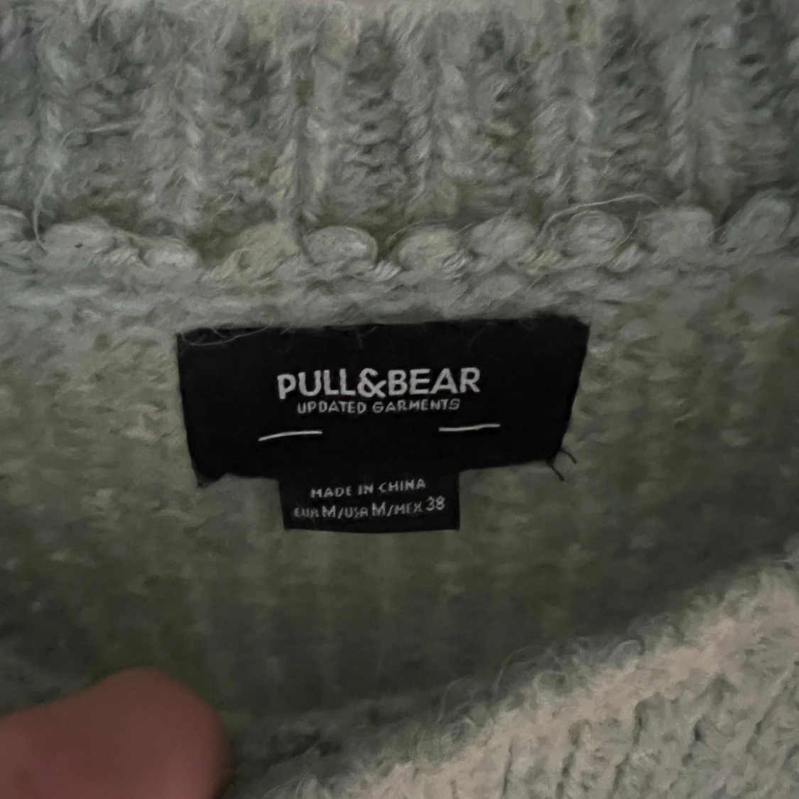 Grön stickad tröja Pull&Bear M - 2