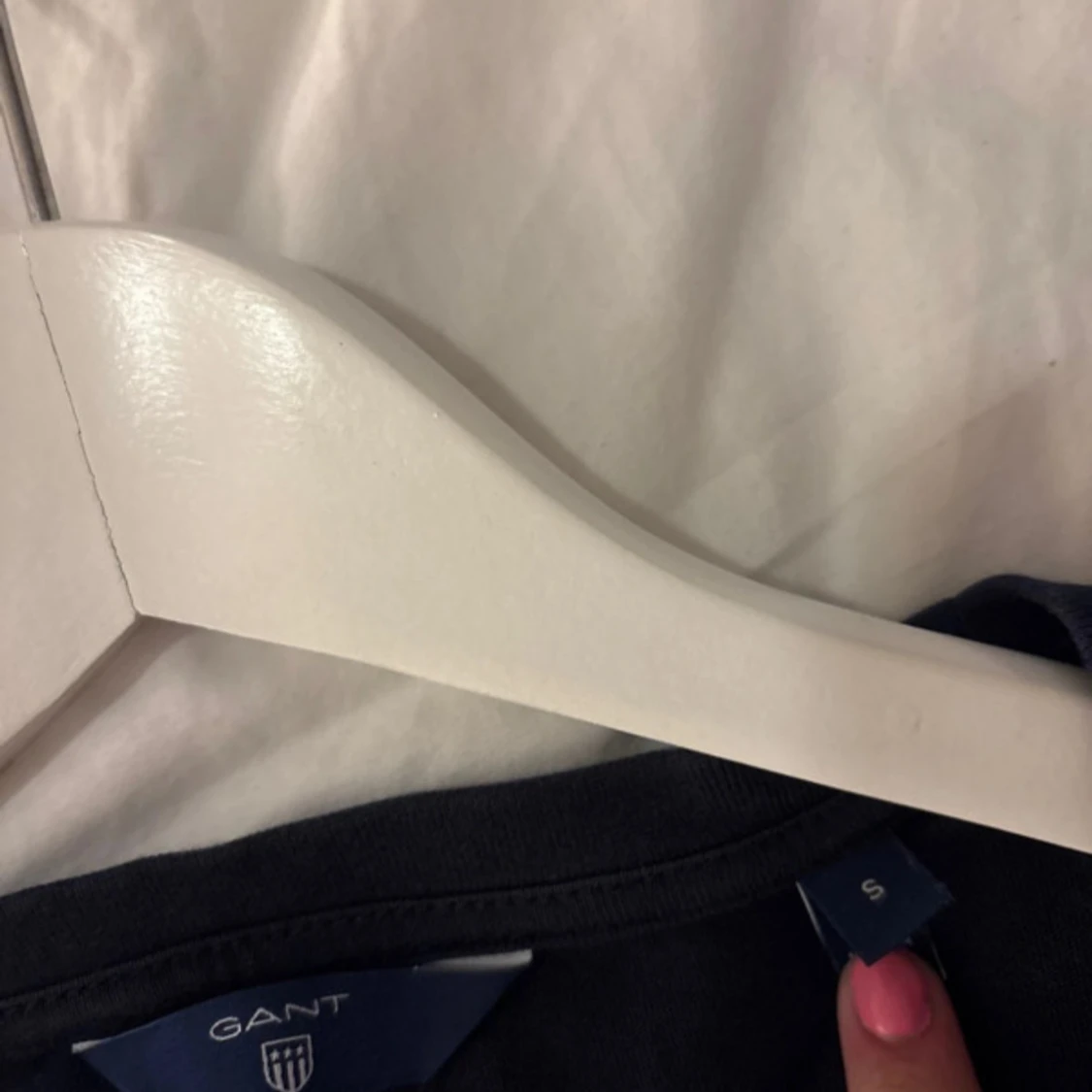 Mörkblå långärmad tröja  - 1