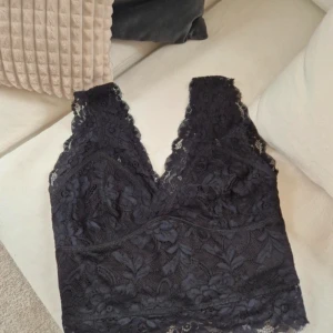 Svart spets topp - Inte använt