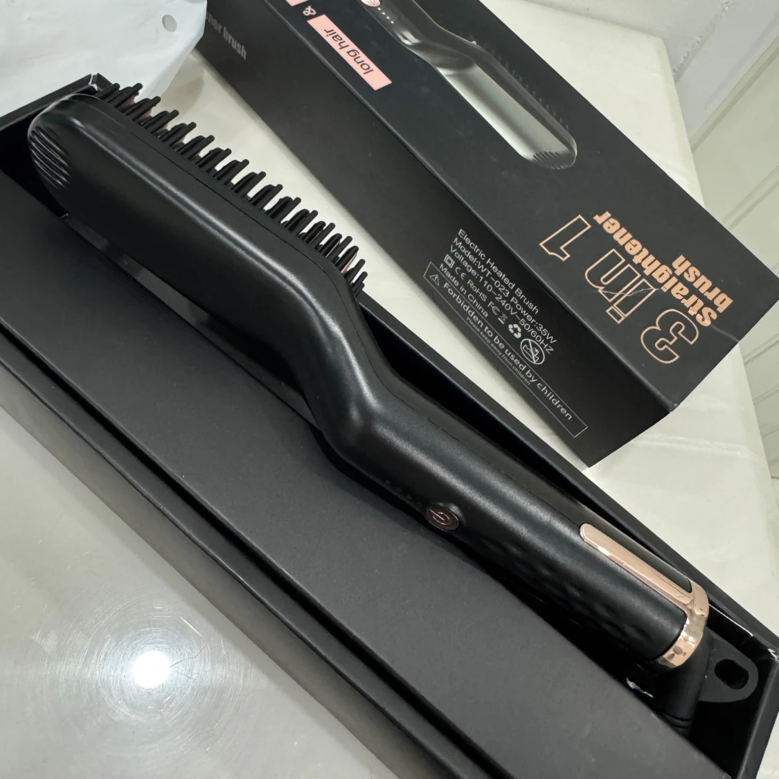 3 in 1 elektrisk värmeborste - 3