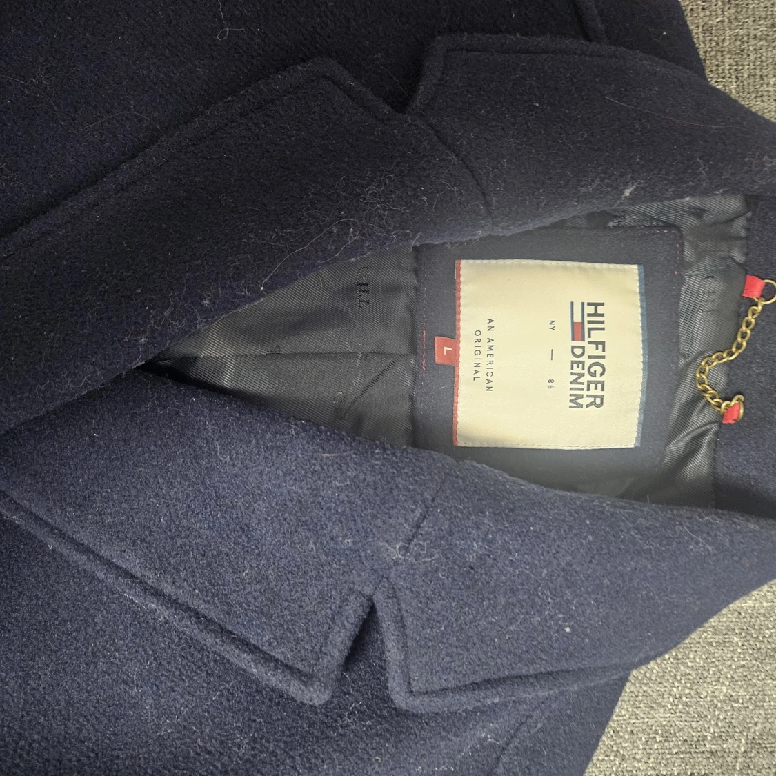 Marinblå skepparkavaj Hilfiger Denim - 2