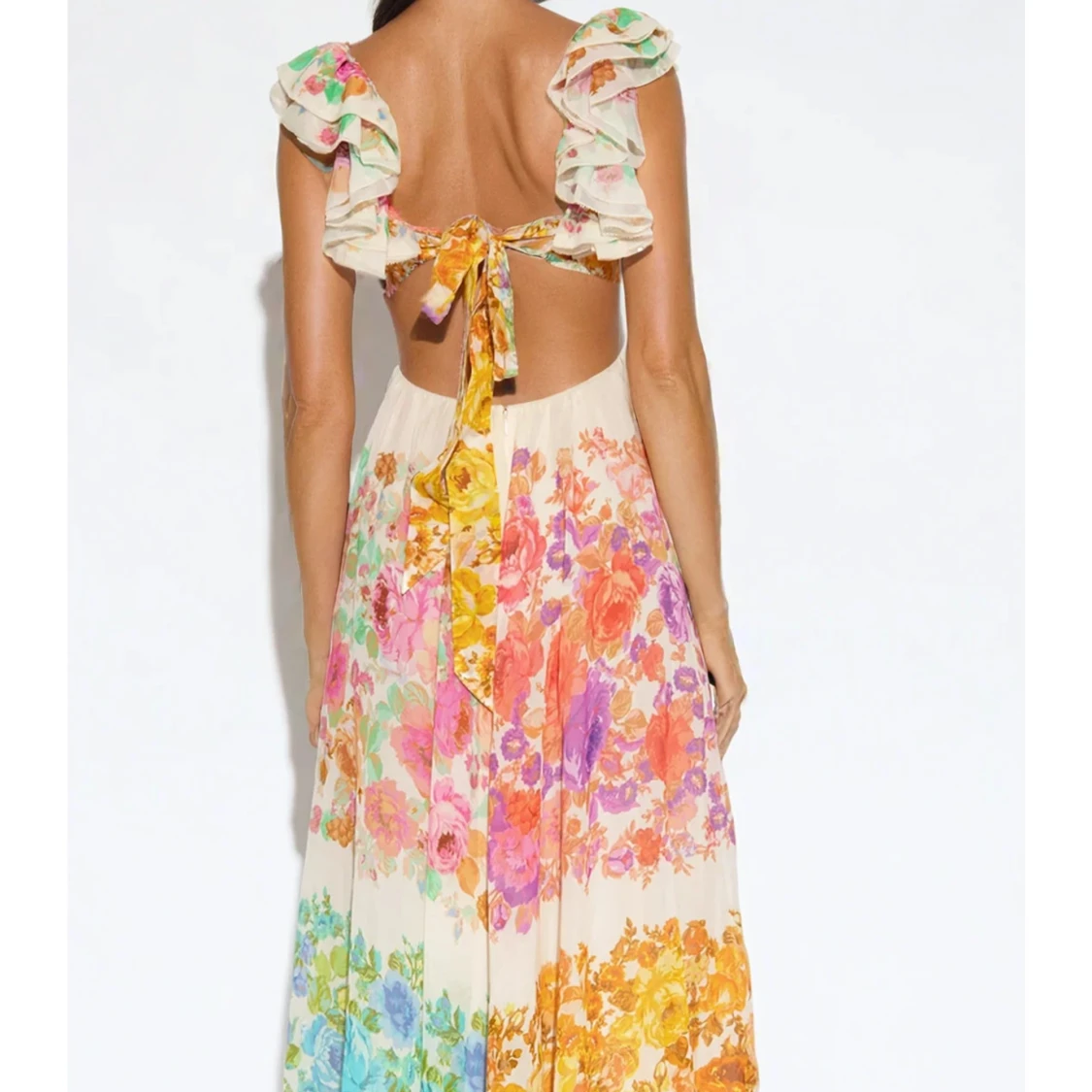 Blommig långklänning från Mior Paris - 1