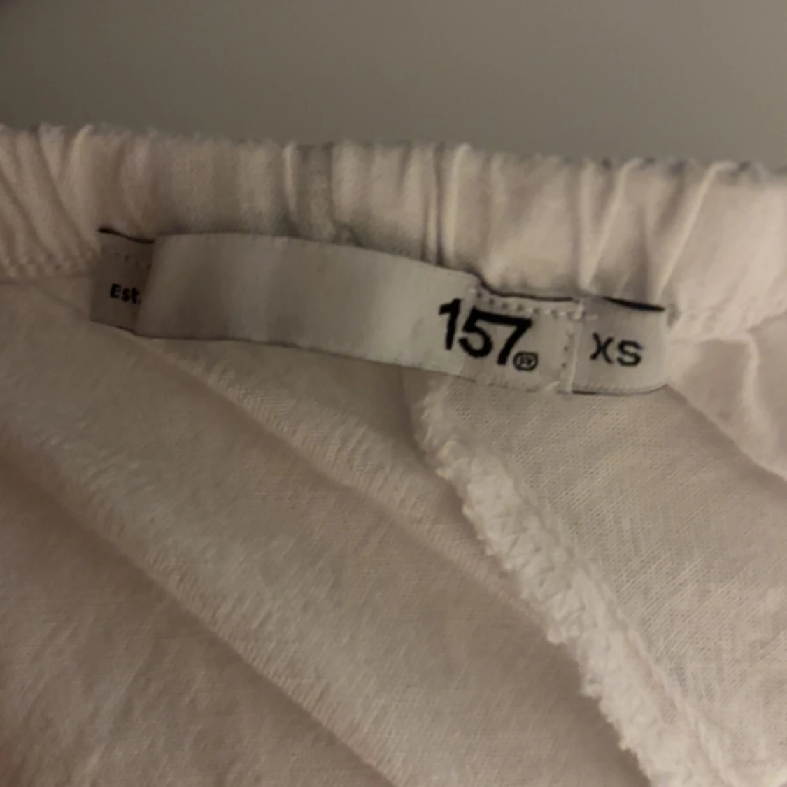 Vita linnebyxor från 157 - 1