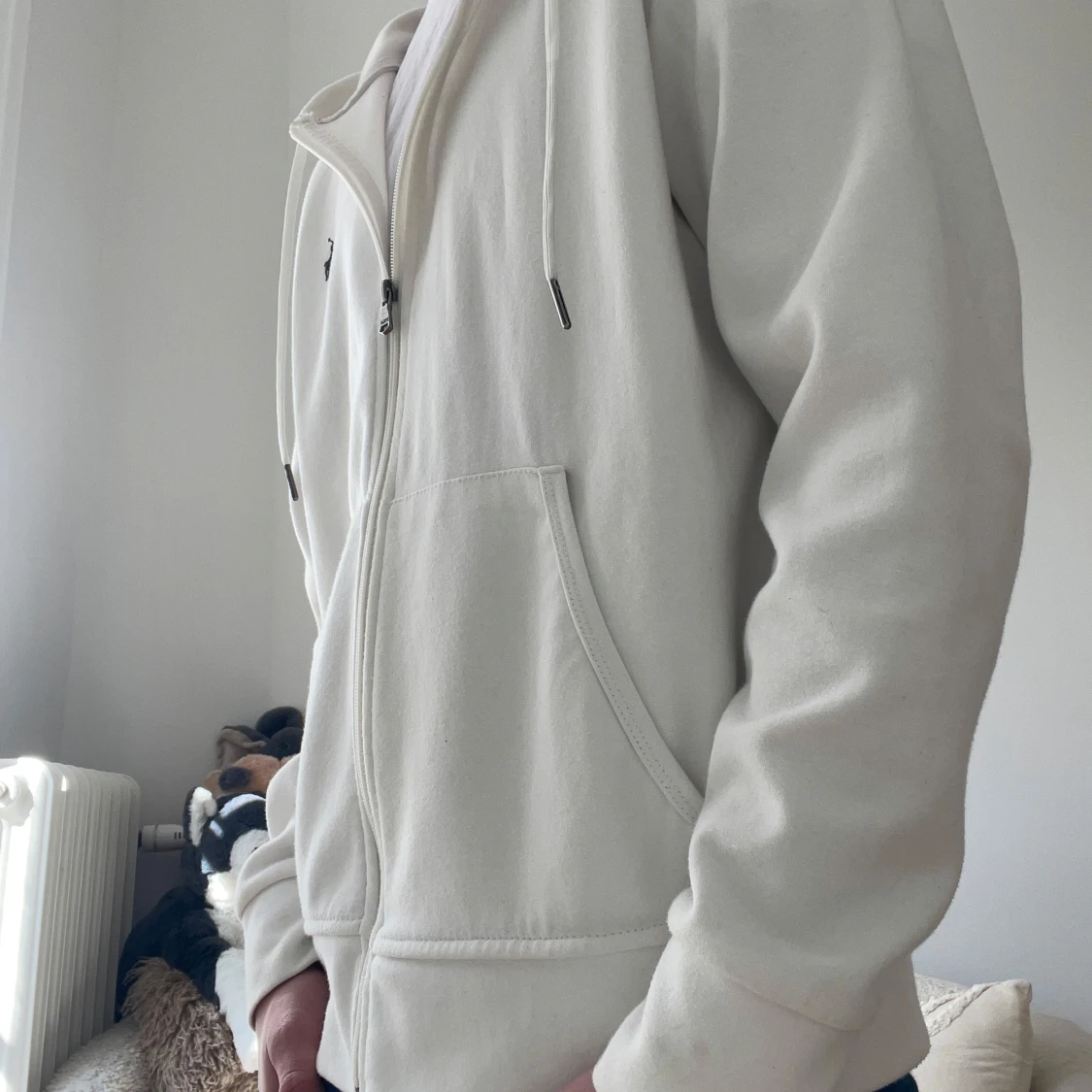 Vit hoodie Ralph Lauren - 1