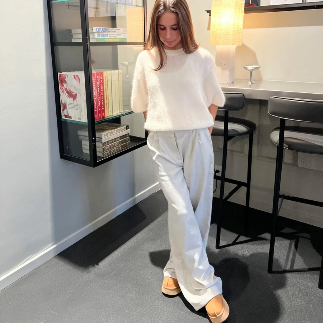 Stickad T-shirt  - 2