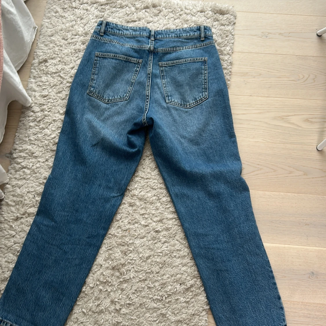 Blå jeansbyxor från Lindex - 2