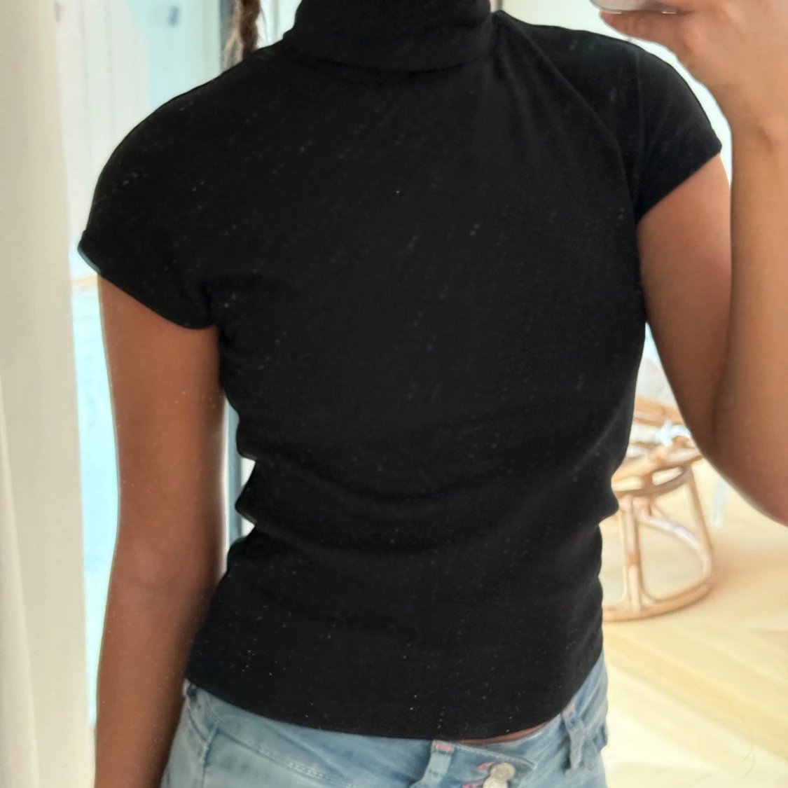 Svart polotopp från Zara - 1