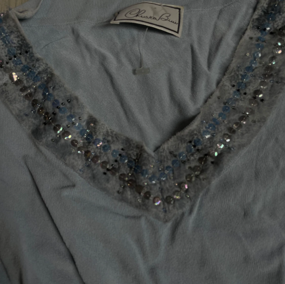 Gilltrig ljusblå topp - 2