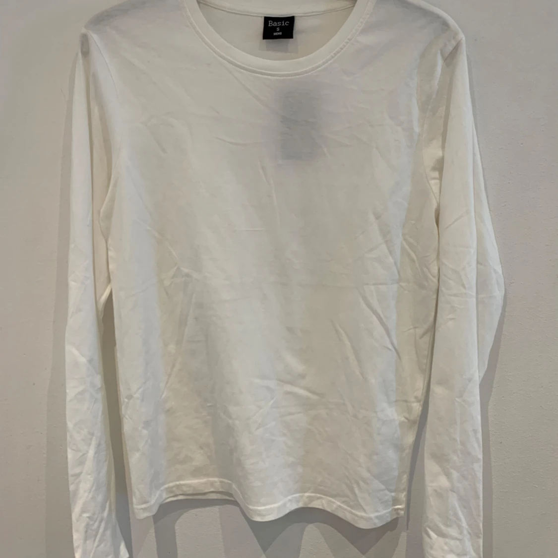 Vit långärmad tröja från Basic