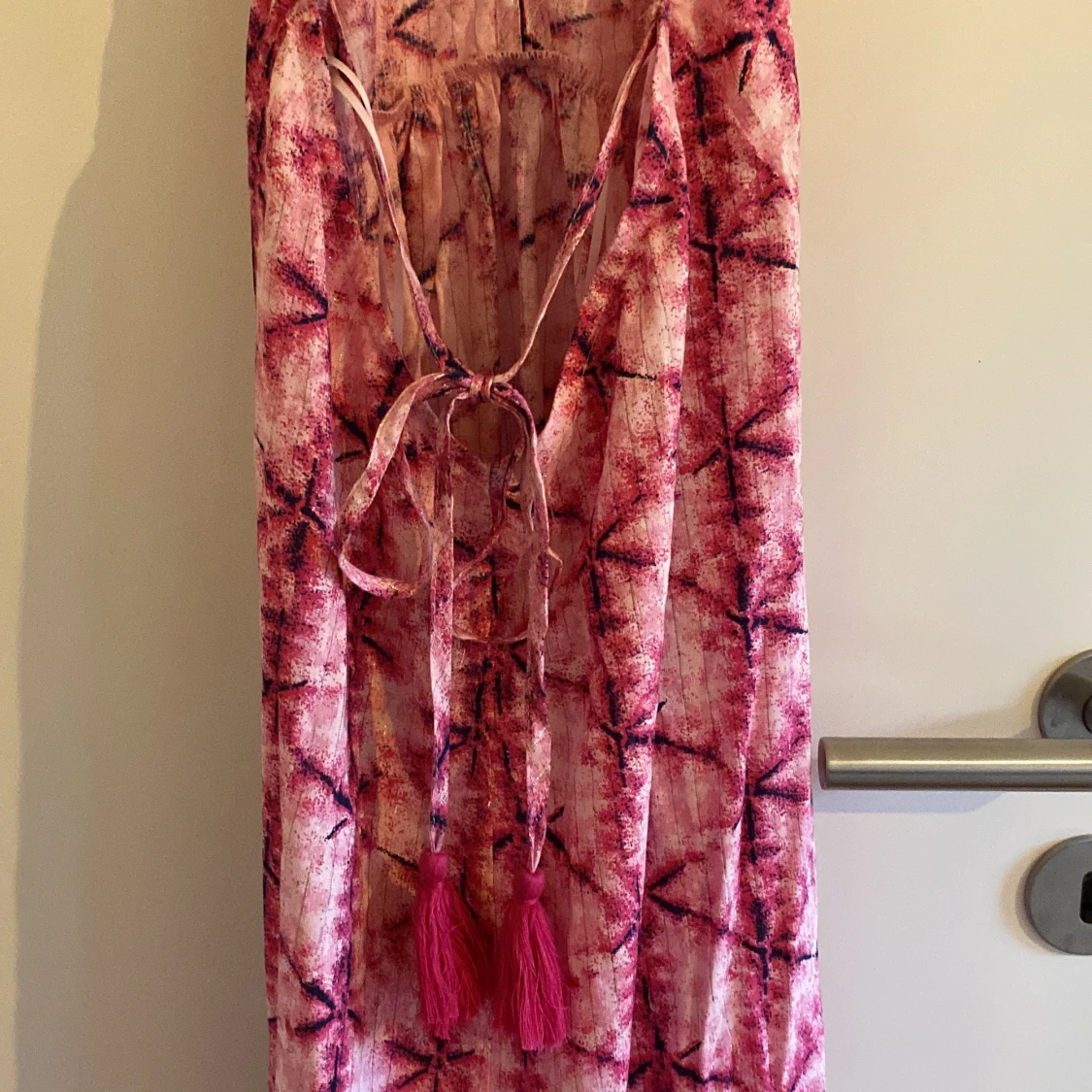 Rosa långklänning från Mango  - 4