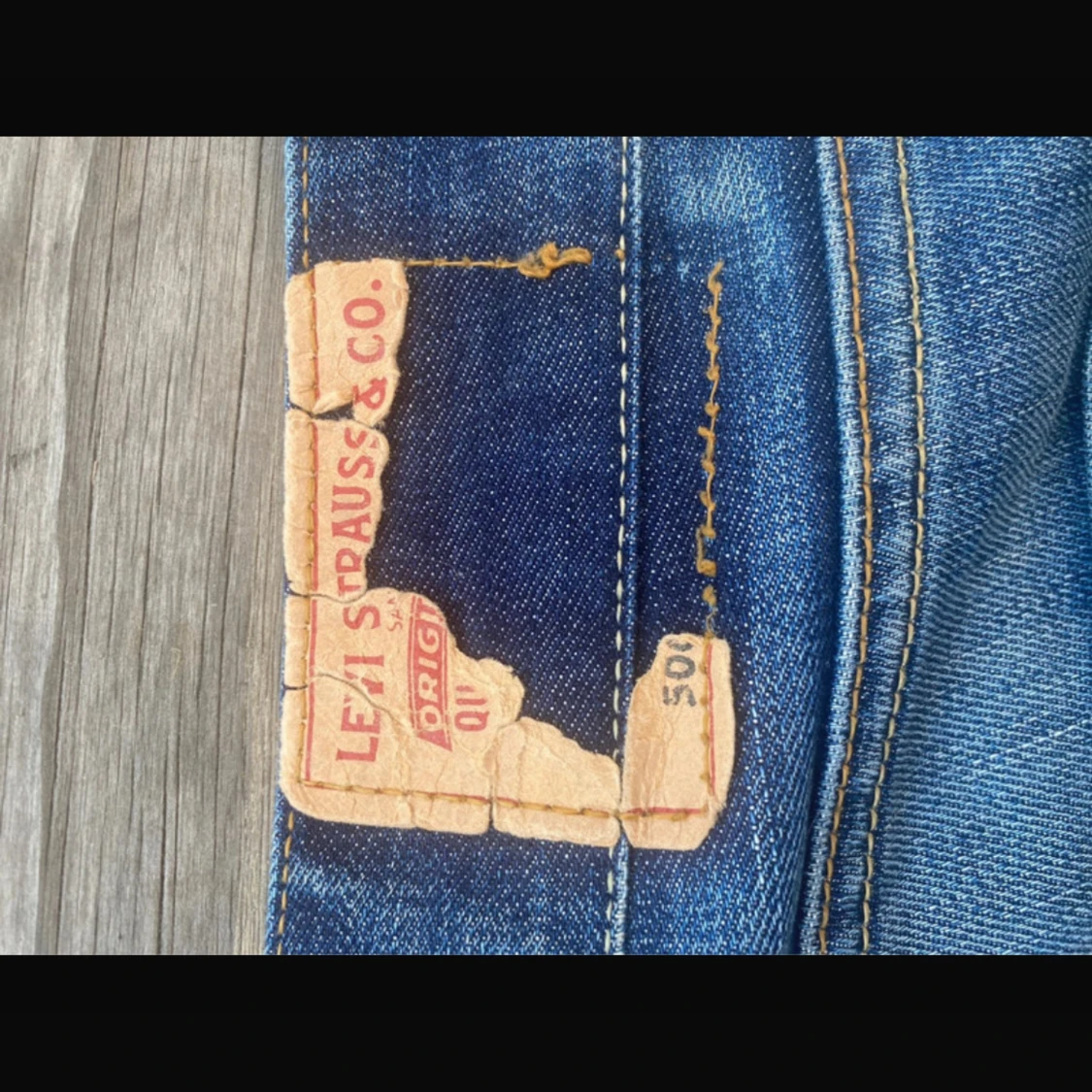 Levi's 506 blå jeans straight fit - 3