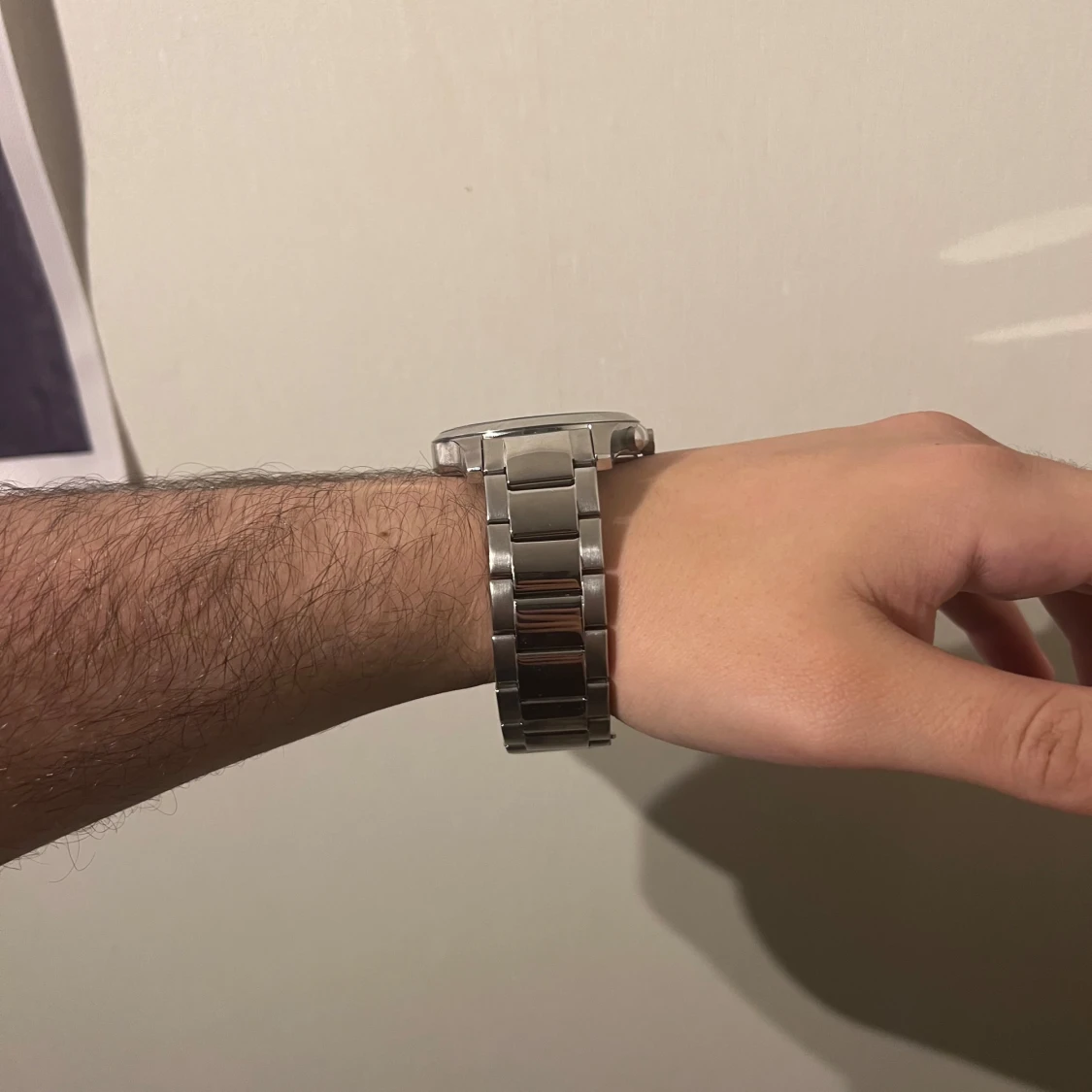 Armani Exchange silverfärgad klocka - 2