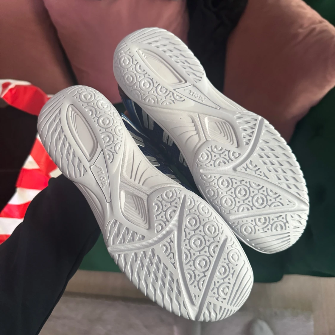 Blå pingis/badminton skor från Stiga - 2