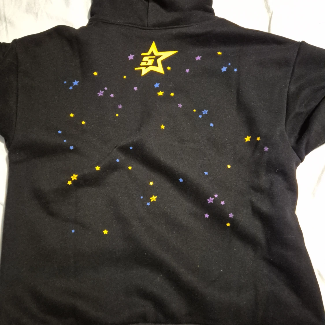 Svart spider hoodie  - 3