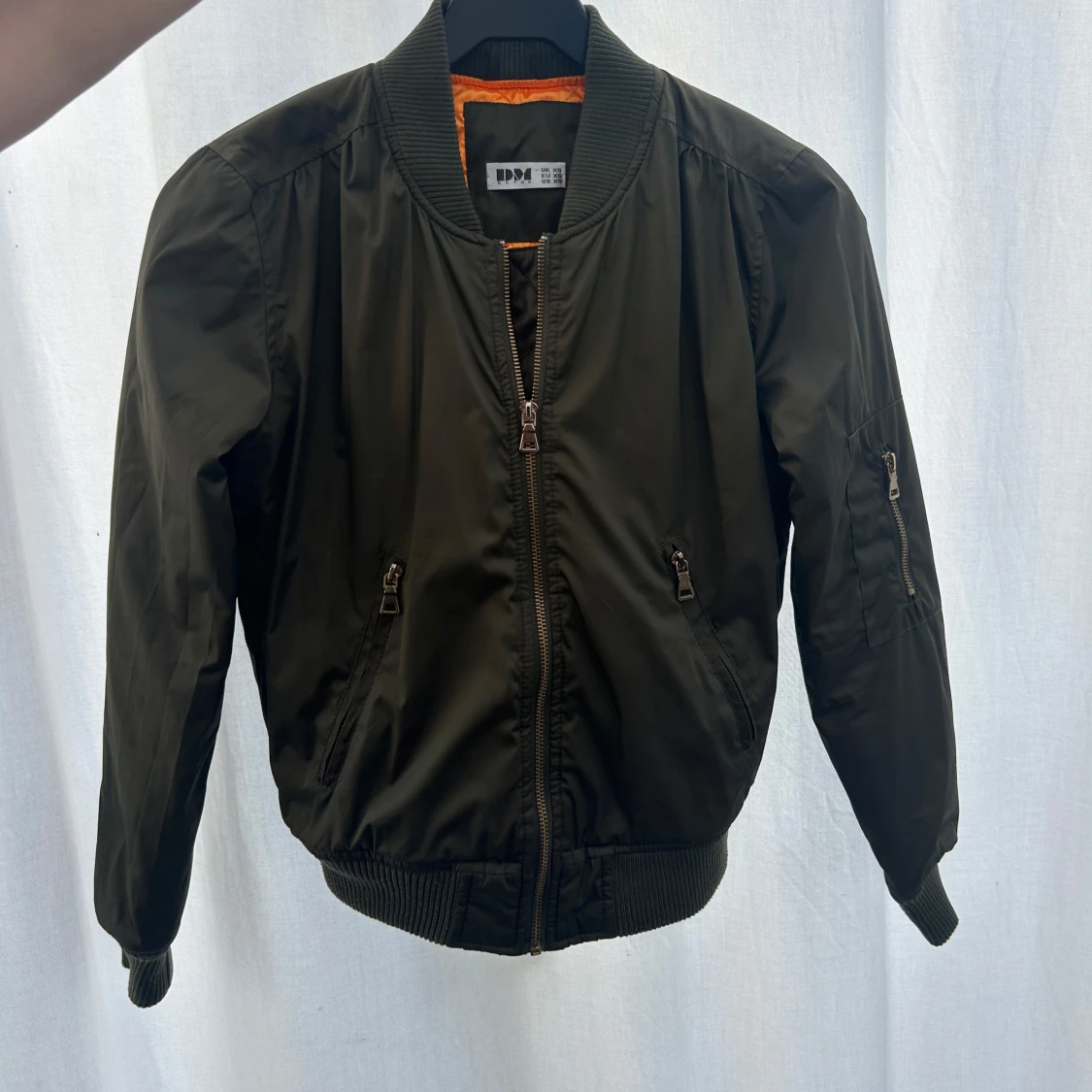 Olivgrön bomberjacka från DM retro - 3