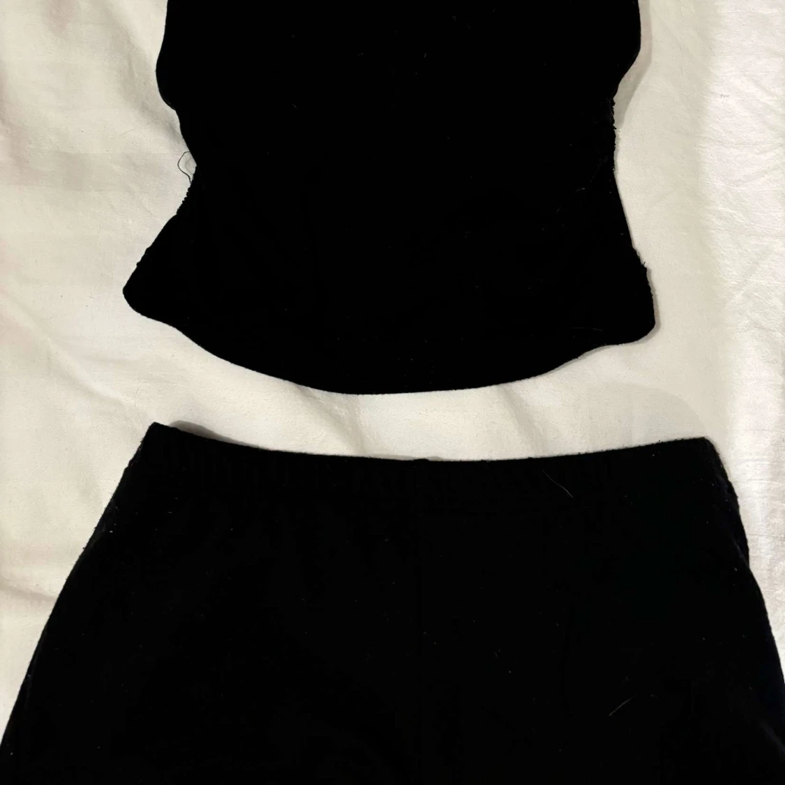 svart matchande pyjamas set! - 1