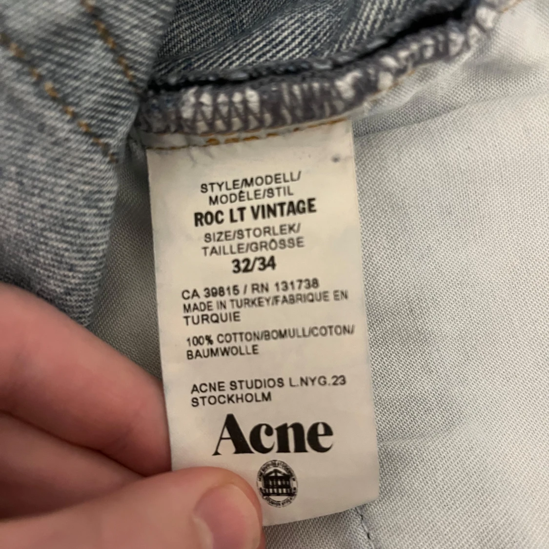Blå jeans från Acne Studios - 3